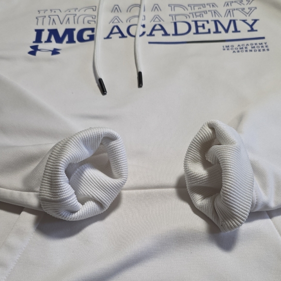 kids white hoodie under armour - Picture 5 of 8